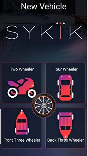 Безжична система за контрол на налягането в гумите SYKIK Rider за мотоциклети. Проверявайте налягането в гумите по време на движение (без