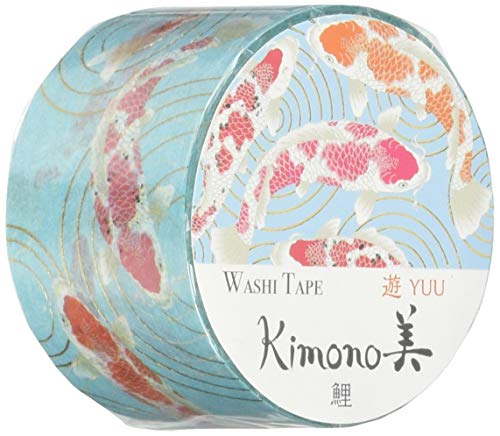 Тиксо Kamiso Sansho GR-2012, цвят Koi 1,0 инч (25 мм) x 16,4 фута (5 м)