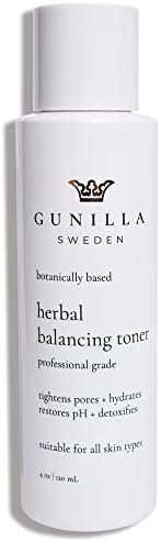 Тоник Gunilla Herbal Balancing Toner - Успокояващ, на базата на алое Вера, богато на антиоксиданти, анти-стареене и овлажняване,