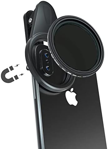 Kase 41 мм Магнитен Фейдерный ND филтър ND2-400 за iPhone, Закрепляемый в обектива на камера на мобилен телефон ND2-ND400, Филтър,