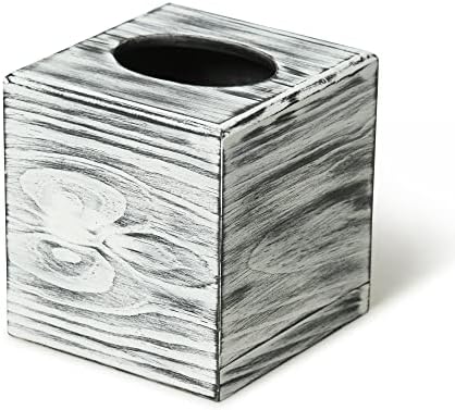 Кутия за Салфетки от масивно Дърво WOODENCLAVE, Калъф за Притежателя на Салфетки, Квадратен Плъзгащ Долен Диспенсер за хартиени Кърпички