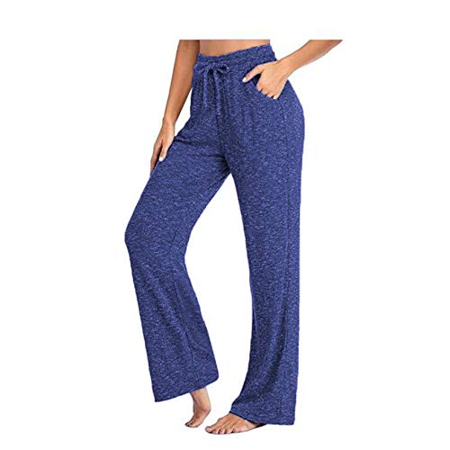 Широки панталони-Пижами за почивка, Удобни Спортни панталони за джогинг на експозиции с джобове, Дамски спортни панталони за йога