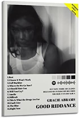 Плакат Грейси Ейбрамс се избавихме, Корица на албума, Limit Плакат за стая, Естетически Плакати и Отпечатъци върху платно, Стенни Художествени