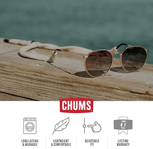 Първоначалния хонорар за очила Chums от памук - Регулируем Държач За Слънчеви очила, Унисекс (Голям размер)