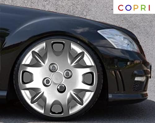 Комплект Copri от 4 Джанти Накладки 14-Инчов Сребрист цвят, Крепящихся болтове, Подходящи За Peugeot