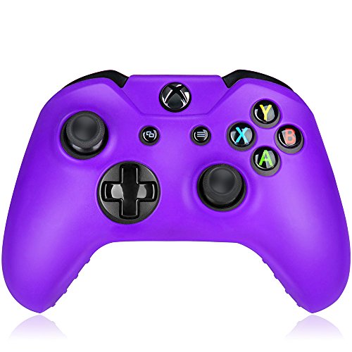 Гъвкав Силиконов Защитен калъф за конзолата на играта контролер Xbox One (лилаво)
