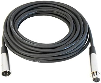 Балансиран микрофон кабел Audio2000 tm ADC203E-P с дължина 50 метра от женски до XLR-мъжки