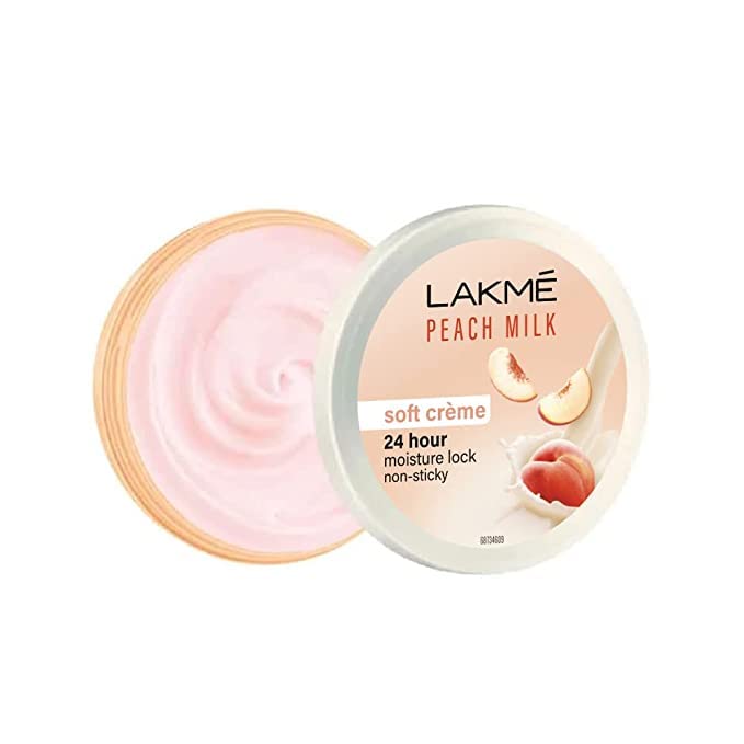 Хидратиращ крем Lakme Milk Peach Soft Crème 25 грама В ОПАКОВКА ОТ 2 бр. УНИКАЛНИ