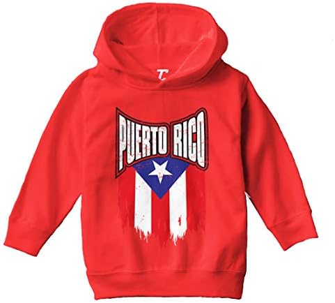 Пуерто Рико - Дрипави флаг, Силен и Горд Дете / Младеж Руното Hoody С качулка