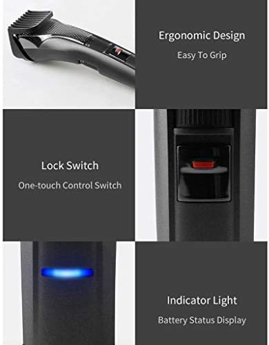 LLAMN електрически тример за мъже, USB безжични акумулаторни машинки за стригане, професионална електрическа самобръсначка за фризьор