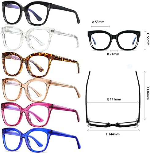 Квадратни очила за четене RESVIO за Жени, Извънгабаритни Ридеры ръчно изработени с Кошачьим око, Розови