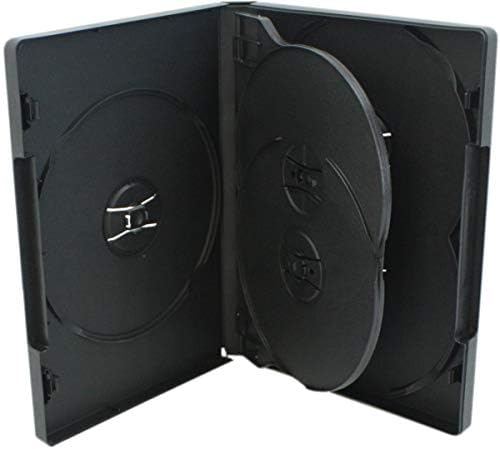 (1) Черна кутия за замяна пятидискового DVD-диск с обвивка около ръкави DV5R22BK (22 мм) (5DVD)