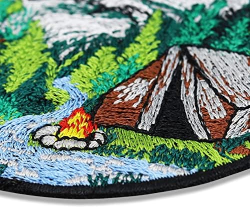 Нашивка за планински къмпинг, защищающая от устойчив на атмосферни влияния, вышитое пришитое изображение Спасим света, уличен икона