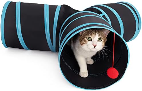 Играчка–тунел за котки Pop Up - Здрав, устойчив на разкъсване на Тунел за котки, Зайци тунел и тръба за коте – Компактни Котешки