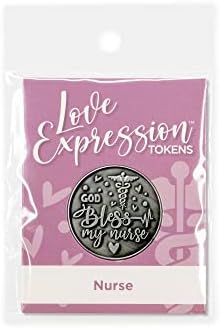 Монета Израз на любовта медицински сестри, Обемна опаковка от 3 броя за медицински сестри и здравни работници, Джобен знак