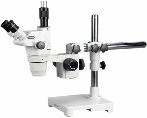 Професионален тринокулярный стереоскопичен увеличение на микроскопа AmScope ZM-3TW3, окуляры EW10x и EW25x, увеличение 2X-225X,