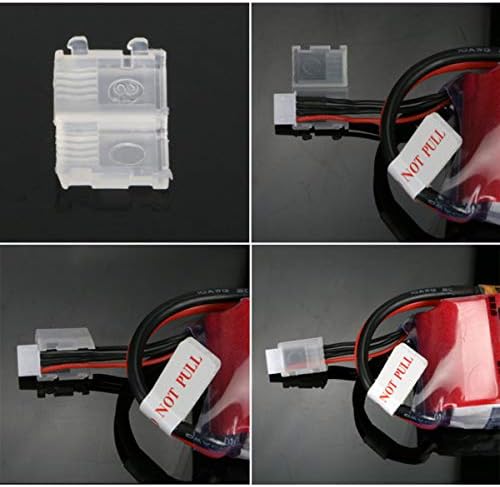 E-изключителен 10-Опаковъчен скоба за стягане на АБ от Полипропиленови пластмаса AB Battery Balance Plug Saver за 4S 14,8 V LiPo Батерия