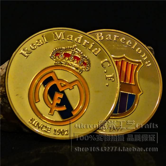 2 Пълни Комплекта монети Футболна спортна серия Messi + C Diqna, Златна Монета, Медал Messi