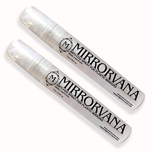 Спрей MIRRORVANA Срещу замъгляване за огледала за душ и бръснене без замъгляване (2 опаковки)