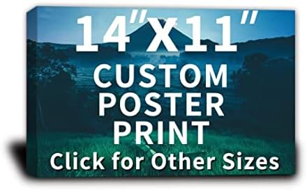 Индивидуални плакати на платно в рамка - Качете ваша снимка На платно за Персонализирани подаръци За украса на стените - 18x12
