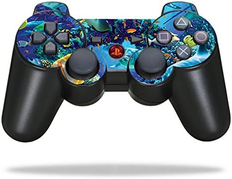 Кожата MightySkins е Съвместим с контролера на Sony Playstation 3 PS3 – Ocean Friends | Защитен, здрав и уникален винил калъф | Лесно се