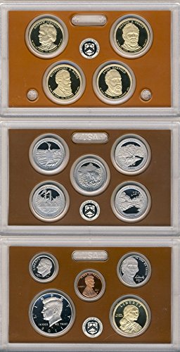 Комплект от 14 монети, Монетен двор на САЩ, 2011 С покритие Proof - OGP box & COA Proof