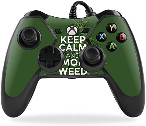 Кожата MightySkins, съвместим с контролера PowerA Xbox One Elite – Smoke Weed | Защитно, здрава и уникална vinyl стикер | Лесно