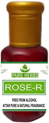Аромат на Pure Herbs Rose-Без алкохол за мъже, подходящ за специални случаи, партита и ежедневна употреба 5 мл