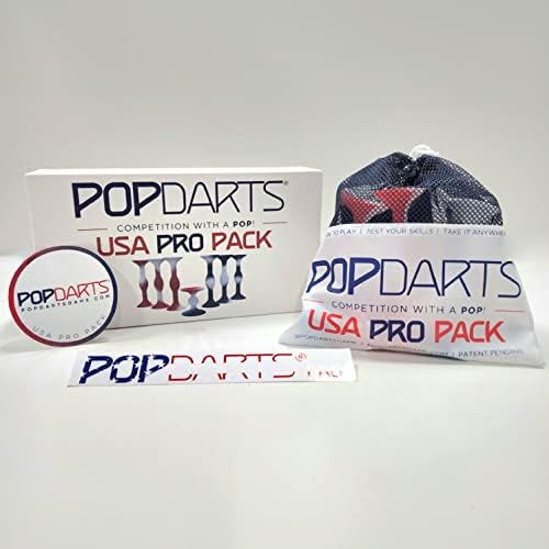 Игри набор от Popdarts USA Тематични PRO Pack (Червено-бяло-син Маркер-цел за Вигленоббера) - е Игра за хвърляне на присоске