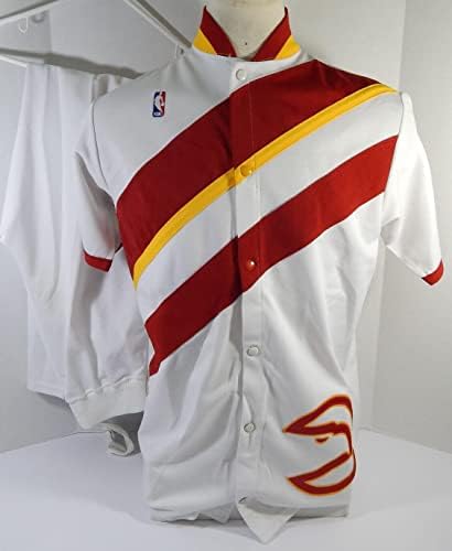 1990-91 Атланта Хоукс Тревър Уилсън 44 В играта Използва Бяло Сако ВУ, Панталони С Флага на САЩ - Използва се игра в НБА