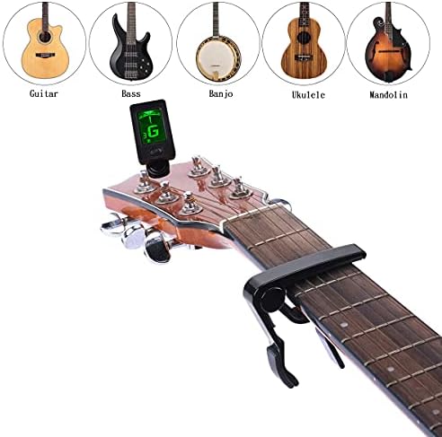 Струни за електрическа китара 3 Пълни Комплекта и Китара Тунер Инструмент За притискане на китара Китара медиатори и Други полезни