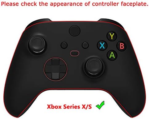 Екстремни PlayVital Гардиън Edition Black Ергономични Меки Противоскользящий контролер, Силиконов калъф, Гумени Защитни облицовки с Черни капачки за джойстик за Xbox контроле