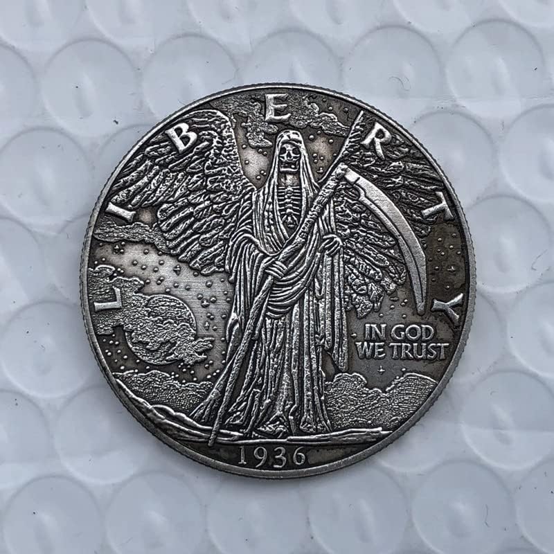 Проблемни американски монети 1936 г., Месинг, със сребърно покритие, Старинни Занаяти, Колекция от Чуждестранни Възпоменателни монети