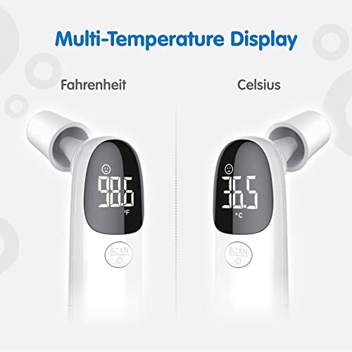 Безконтактен термометър за уши и челото Elepho eTherm Инфрачервени и цифрови термометри за възрастни, деца, бебета и бебета