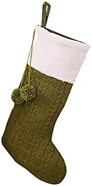 Празнични Чорапи Украса Коледен Камина Вечерни Чорапи, Окачени Семейни Бижута Коледен Начало Декор Големи Витражные Панел