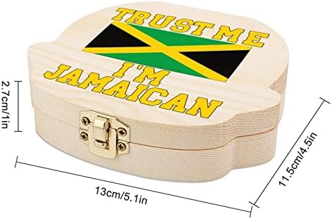 Повярвайте Ми, аз Ямайски Скоростна Феята на Зъбките, Сладки Държачи За Зъбите На паметта, Дървена Кутия За Съхранение на Загубени
