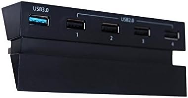 Goliton USB Хъб 5 Портове (1 USB 3.0 + 4 USB 2.0) Високоскоростен Hub Разширяване на Зарядното Устройство Контролер, Адаптер Конектор,