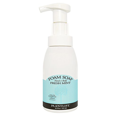 Сапун-пяна Plantlife Fresh Mint Foam Soap - Нежен, хидратиращ сапун-пяна на растителна основа за всички видове кожа - идеален