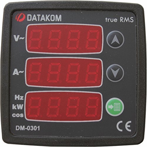 Панел Еднофазно дигитален мултицет DATAKOM DM-0301, захранване 170-275 В