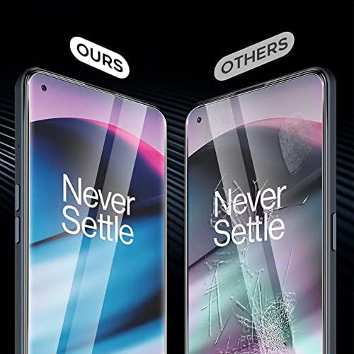 Orzero (4 опаковки), съвместим с предпазно фолио от закалено стъкло OnePlus Nord N20 5G, с дуговыми ръбове 2.5 D, твърдост 9, без