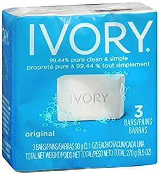 Сапун за вана Ivory Bar 3,1 грама - 3 бр. (Само в опаковка от 3,9 на барове)