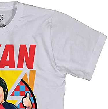 Костюмная тениска за момчета Ryan's World - Преглед на играчки Ryan Toys - Официална фланелка Big Face