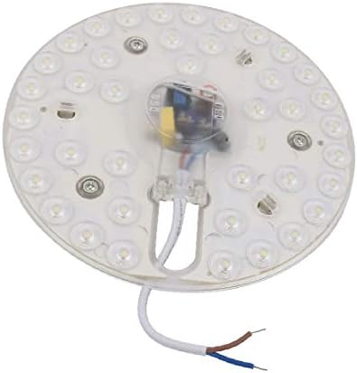 X-DREE 3шт AC185-265V 20 Watt led лампа с кръгла форма, вентилатор на оптични лещи 40 led 6500 К (3шт AC185-265-V, 20 W led лампа Lampada da soffitto против lente ottica a soffitto 40 LED 6500 К