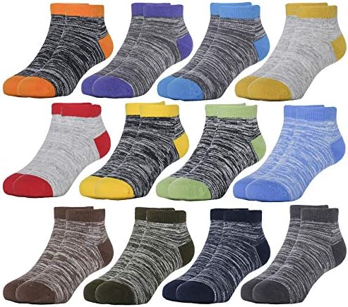 Hzcojulo/ Памучни Чорапи за момчета и Момичета, Размер от 1 до 15 години, с ниско деколте на Полушубке, Спортни Чорапи до