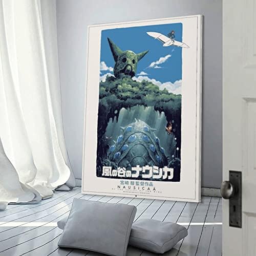 Nausicaa от Долината на Ветровете Аниме Плакат Естетически Плакат за стая (3) Живопис върху платно, с монтиран на стената Художествен