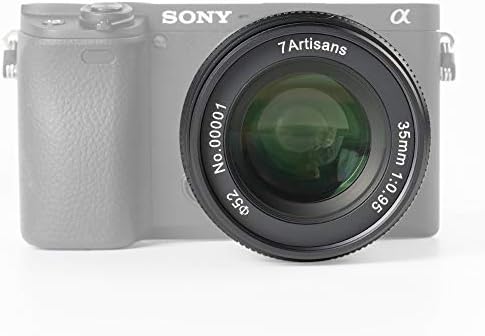 7artisans 35 мм F0.95 Обектив Беззеркальной камера с формат APS-C с голяма бленда формат APS-C фотоапарат Sony E-Mount A7 A7II A7M3