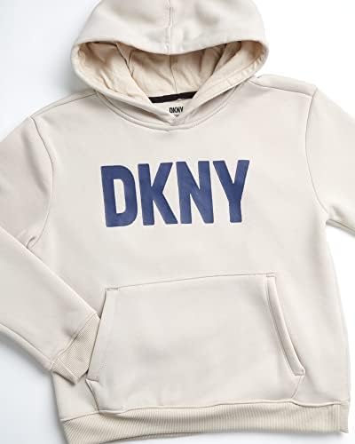 Hoody за момчета DKNY – мек вълнен плат Пуловер с качулка Размер: S-XL)