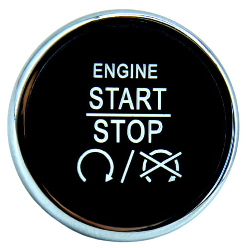 ALTBET Кликне върху бутона стартиране на изключване на двигателя, която е Съвместима с 2008-14 Dodge Challenger Commander Grand Cherokee,