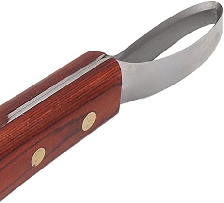 KUIDAMOS Прецизна Инструменти за Ковачество Нож за Копита От Неръждаема Стомана Петлевый Нож за Копита Ножици за Подстригване на Копита с гумена