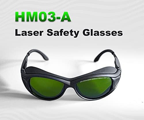 Професионални лазерни Защитни очила SFX OD6 + Лазерни Защитни очила за защита в обхвата на дължини на вълните от 200 нм-450 нм, 800 нм-2000
